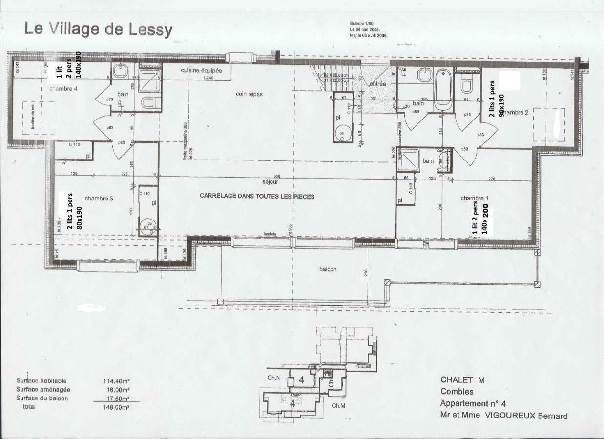 Le Lessy M4 Apartment Le Grand-Bornand Exterior foto